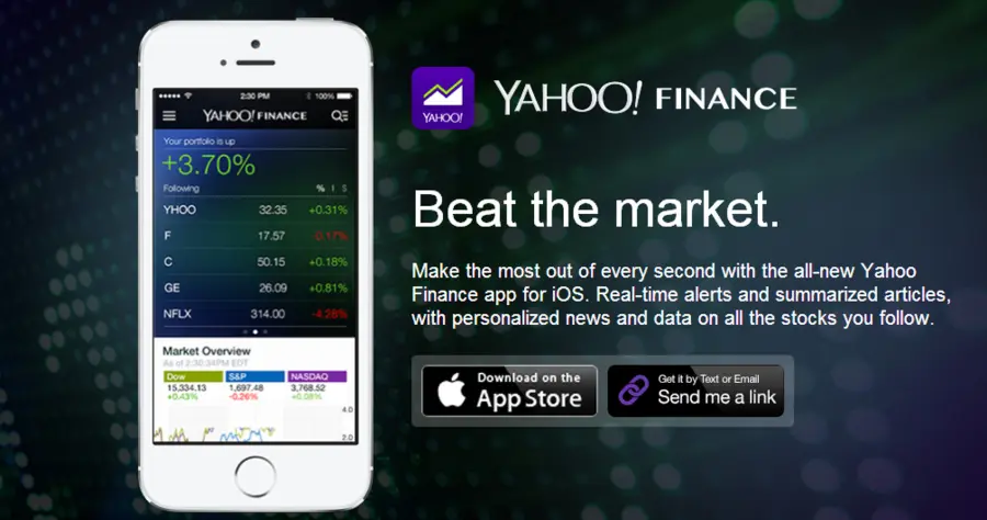 App Yahoo Finanza per controllare i propri investimenti