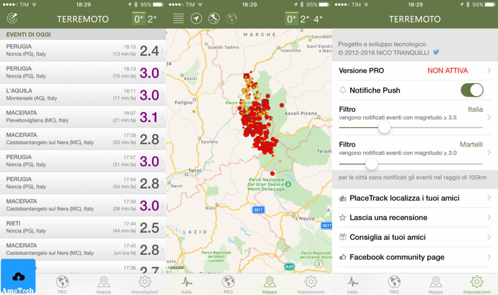 Terremoti, ecco le nuove app iOS e Android per rilevare scosse sismiche