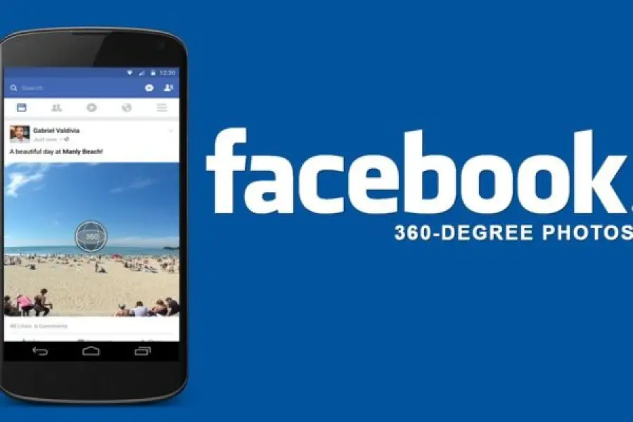 Facebook app per scattare foto a 360°