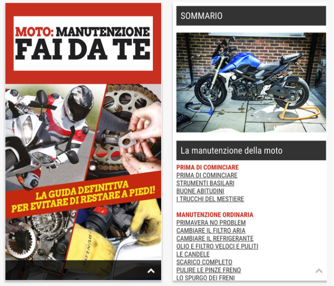 Nuova App per i motociclisti: “Moto Manutenzione fai da te” scaricabile a solo 1, 99€